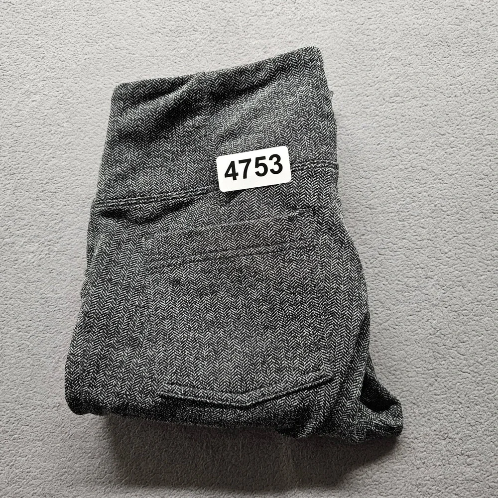 Athleta High Rise Herringbone Tight Leggings Womens MT Grey Black S/349156